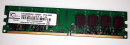 1 GB DDR2-RAM 240-pin PC2-5400U non-ECC G.SKILL F2-5400PHU1-1GBNT