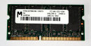 64 MB SO-DIMM 144-pin SD-RAM PC-100 CL2  Micron...