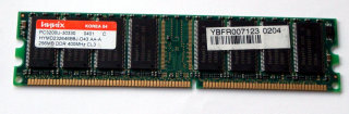 256 MB DDR-RAM 184-pin PC-3200U non-ECC Hynix HYMD232646B8J-D43 AA-A