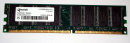 512 MB DDR-RAM 184-pin PC-3200U non-ECC 400MHz CL3 Qimonda HYS64D64320HU-5-C