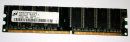 512 MB DDR-RAM 184-pin PC-2700U non-ECC  Micron MT8VDDT6464AG-335DB