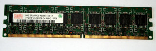 1 GB DDR2-RAM ECC 2Rx8 PC2-4200E Hynix HYMP512U72CP8-C4 AB-C