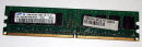 512 MB DDR2-RAM 240-pin 1Rx8 PC2-3200U non-ECC Samsung...