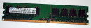 512 MB DDR2-RAM 240-pin 1Rx8 PC2-5300U non-ECC Samsung...