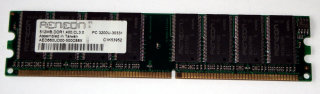 512 MB DDR-RAM 184-pin PC-3200U non-ECC  Aeneon AED660UD00-500C88X