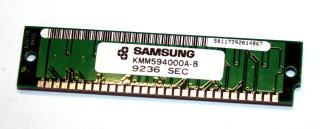 4 MB Simm 30-pin Parity 80 ns 9-Chip 4Mx9 'Samsung