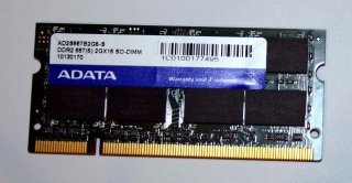 2 GB DDR2-RAM PC2-5300S 200-pin SO-DIMM Laptop-Memory ADATA AD2S667B2G5-S