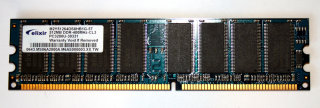 512 MB DDR-RAM PC-3200U non-ECC  DDR-400MHz-CL3  Elixir M2Y51264DS8HB1G-5T
