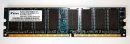 512 MB DDR-RAM PC-3200U non-ECC  DDR-400MHz-CL3  Elixir...