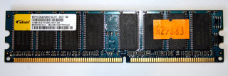 512 MB DDR-RAM 184-pin PC-3200U non-ECC  2Rx8   Elixir M2Y51264DS8HC3G-5T