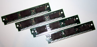 16 MB Simm 30-pin (4 x 4 MB) 70 ns 3-Chip Samsung KMM594100N-7   für 80286 386