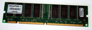 512 MB SD-RAM 168-pin PC-133U non-ECC  CL2  Kingston KVR133X64C2/512  9930195