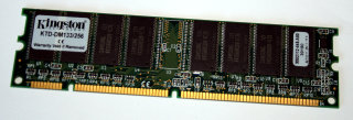 256 MB SD-RAM PC-133U non-ECC  Kingston KTD-DM133/256   9902112   single sided