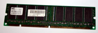 128 MB SD-RAM 168-pin PC-133U non-ECC  CL3  Samsung M366S1623ET0-C75
