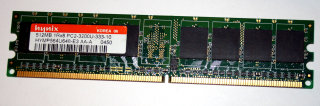 512 MB DDR2-RAM 240-pin 1Rx8 PC2-3200U non-ECC Hynix HYMP564U648-E3 AA-A