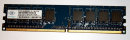 512 MB DDR2-RAM 240-pin 1Rx8 PC2-5300U  non-ECC  Nanya NT512T64U88B0BY-3C
