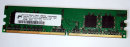256 MB DDR2-RAM 240-pin 1Rx16 PC2-4200U non-ECC Micron...