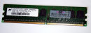 512 MB DDR2-RAM 240-pin 1Rx8 PC2-6400E ECC-Memory Micron MT9HTF6472AY-800D1  HP#: 445165-051