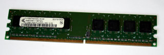 512 MB DDR2-RAM 240-pin 1Rx8 PC2-5300U non-ECC  Qimonda HYS64T64000EU-3S-B2
