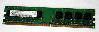 512 MB DDR2-RAM 240-pin 1Rx8 PC2-5300U non-ECC  Qimonda HYS64T64000HU-3S-A