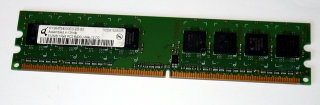 512 MB DDR2-RAM 240-pin 1Rx8 PC2-6400U non-ECC  Qimonda HYS64T64000EU-2.5-B2