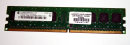 256 MB DDR2-RAM 240-pin 1Rx8 PC2-4200U non-ECC  Infineon...