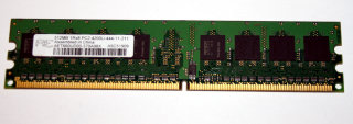 512 MB DDR2-RAM 240-pin 1Rx8 PC2-4200U non-ECC Aeneon AET660UD00-370A98X