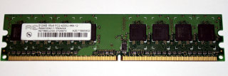 512 MB DDR2-RAM 240-pin 1Rx8 PC2-4200U non-ECC Aeneon AET660UD00-370A97X