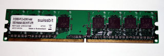 512 MB DDR2-RAM 240-pin PC2-4200U non-ECC  Swissbit SEU06464A3B21MT-37R