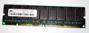 128 MB SD-RAM 168-pin PC-100 ECC-Memory  CL2  Micron MT18LSDT1672AG-10EC7