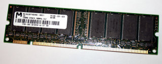 128 MB SD-RAM 168-pin PC-100 non-ECC CL2 Micron ML16LSDT1664AG-10EC1
