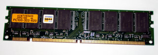 32 MB SD-RAM 168-pin PC-100 non-ECC CL3  Hyundai HYM7V65400 DTFG-10S