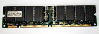 256 MB SD-RAM 168-pin PC-133 non-ECC CL3 Hyundai HYM71V32635HCT8-H AD AA