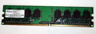 512 MB DDR2-RAM 1Rx8 PC2-4200U non-ECC  Elixir M2U51264TU88A2B-37B