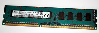 4 GB DDR3-RAM ECC 2Rx8 PC3L-12800E  1,35V  Hynix HMT351U7EFR8A-PB T0 AF