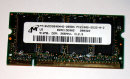 512 MB DDR-RAM 200-pin SO-DIMM PC-2100S CL2.5   Micron...