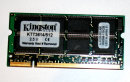 512 MB DDR-RAM 200-pin Laptop-Memory PC-2100S Kingston KTT3614/512   9930250