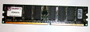 256 MB DDR-RAM 184-pin PC-2100U non-ECC Kingston KVR266X64C2/256 9905216  single-sided