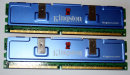 512 MB DDR-RAM (2 x 256 MB) 184-pin PC-3200U non-ECC HyperX Memory  Kingston KHX3200K2/512