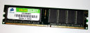 512 MB DDR-RAM 184-pin PC-3200U non-ECC  Corsair VS512MB400C3