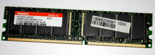256 MB DDR-RAM 184-pin PC-3200U non-ECC Hynix HYMD232646D8J-D43 AA-M