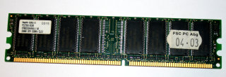 256 MB DDR-RAM 184-pin PC-2700U non-ECC Hynix HYMD232646A8J-J AA