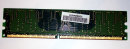 512 MB DDR-RAM 184-pin PC-3200U non-ECC  Hynix HYMD564646CP8J-D43 AA-T