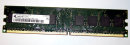 512 MB DDR2-RAM 240-pin 1Rx8 PC2-4200U non-ECC  Qimonda HYS64T64400HU-3.7-A