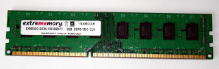 2 GB DDR3 RAM PC3-10600U nonECC extrememory EXME02G-DD3N-1333D90-F1