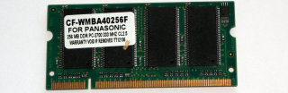 256 MB DDR-RAM 200-pin SO-DIMM PC-2700S   Panasonic CF-WMBA40256F