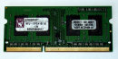 1 GB DDR3 RAM PC3-8500S 1066MHz Laptop-Memory Kingston...
