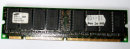 128 MB SD-RAM 168-pin PC-100U non-ECC  CL3  Samsung...