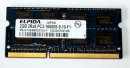 2 GB DDR3-RAM 204-pin SO-DIMM 2Rx8 PC3-10600S  Elpida...