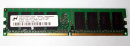 512 MB DDR2-RAM 240-pin 1Rx8 PC2-3200U non-ECC Micron...